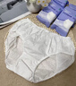 全棉时代一次性内裤女纯棉不掉絮灭菌 L码5条【品牌直供 安全灭菌】 实拍图