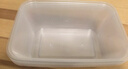 美丽雅一次性饭盒方形1000ml*30套 快餐打包盒带盖食品级便当野餐盒 实拍图