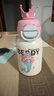 杯具熊（BEDDYBEAR）开口笑双饮盖儿童保温杯带吸管水杯316钢大容量保温壶600ML美人鱼 实拍图