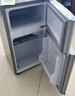 志高（CHIGO）小冰箱迷你小型家用冷藏冷冻两用宿舍出租房用双门办公室电冰箱节能省电 【一级能效】76L银色【三天约一度电】 实拍图