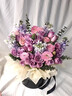 冉子花坊鲜花速递粉玫瑰抱抱桶向日葵花篮生日礼物送女友爱人同城配送 爱的抱抱紫色 实拍图