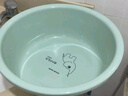 福爱家洗脸盆45cm洗衣洗菜盆泡脚洗脚盆加厚塑料盆婴儿宠物洗澡盆1只装 实拍图