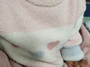 戴维贝拉（DAVE＆BELLA）女童毛衣半边绒儿童针织衫女春季幼儿线衣小童春装幼童线衫打底衫 粉色 100 cm（建议身高90-100cm） 实拍图
