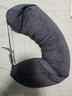 MUJI舒适颈部靠枕 午睡枕U型枕办公室头枕靠枕旅行枕学生护颈枕深灰色 实拍图