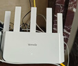 Tenda腾达路由器【千兆WiFi6+穿墙王】无线AX3000信号增强家用放大器Mesh限时补贴金榜一名云霄白立式 实拍图
