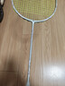 VICTOR威克多羽毛球拍大铁锤碳素纤维单拍TK-HMR PRO金4U搭配穿线荧光绿 实拍图