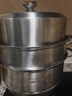 美厨（MAXCOOK）蒸锅 304不锈钢32cm三层蒸锅 加厚复底汤锅 燃气电磁炉通用MCZ866 实拍图