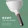 布卡星仓鼠白色水壶不锈钢滚珠防漏立式喝水龙猫荷兰猪用品80ml 实拍图