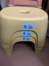 换鞋凳小凳子座椅小板凳可叠放加厚塑料凳高级感儿童学生寝室矮凳 柠檬黄1个 实拍图
