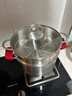 双立人（ZWILLING）蒸锅不锈钢汤锅蒸笼蒸鱼蒸馒头煲汤锅烹饪锅具NovaPlus套装24cm 实拍图