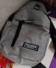 【运动胸包】跑步包男休闲斜挎包手机包防泼水健身包男女通用 灰色 实拍图
