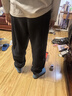 安踏儿童裤子男女童长裤26年春季针织舒适加厚休闲裤百搭运动卫裤 【针织加绒-男童】基础黑5701-1 160 cm 实拍图