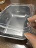 不锈钢保鲜盒带盖长方形冰箱食物储存盒多用盒分装饭盒450ml饭盒 不锈钢保鲜盒 4件套 实拍图