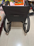 鱼跃(yuwell)轮椅车H051折叠老人轻便旅行手推车钢管免充气胎代步车 实拍图