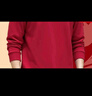 李宁（LI-NING）运动卫衣男女同款新年限定本命年骐骥红圆领套头宽松休闲长袖上衣 实拍图