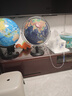 得力（deli）30cm万向木底超高浮雕3D立体AR地球仪 办公摆件智能早教初高中学习用品男孩女孩儿童开学生日礼物 实拍图