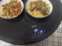 美的（Midea）小欢聚暖菜板 2025新款石墨烯速热加热板保温板 家用多功能餐桌转盘加热垫热菜神器HBU60Y1 Pro 实拍图