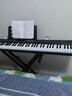 雅马哈（YAMAHA）88键电钢琴力度便携初学者电子琴专业考级成人幼师教学钢琴MIDI键 黑色标准款+88力度键蓝牙-2.2cm键宽成人推荐 礼包 实拍图