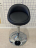 华恺之星 吧台椅 可升降吧台高脚椅 靠背椅银行企业前台椅家用 HK109黑色 实拍图