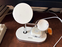 GDGO【Qi2认证】三合一无线充电器底座15W快充MagSafe磁吸S11/10/Ultra快充适用苹果17/16/Air手表耳机 实拍图