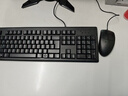 双飞燕（A4TECH) WK-100 有线键盘 办公打字用薄膜键盘笔记本外接台式电脑通用键盘104键 USB接口 黑色 实拍图
