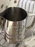 CLITON咖啡拉花杯鹰嘴意式拉花缸 304不锈钢打奶泡杯带刻度打奶缸350ml  实拍图