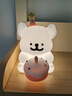 言仓生日礼物女生线条小狗生日小夜灯卧室摆件拍拍灯情侣情人节礼物 实拍图