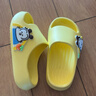 巴布豆儿童拖鞋男女童宝宝软底居家浴室夏季凉拖鞋 黄色 170码 实拍图