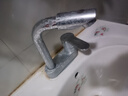 壹品印象冷热双孔洗脸盆水龙头卫生间面盆可旋转 浴室洗手池台盆龙头 【双孔七字款】+80cm水管 实拍图