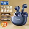 飞利浦（PHILIPS）蓝牙耳机真无线半入耳式运动跑步迷你音乐降噪游戏低延迟长续航通用华为苹果TAT1199-蓝色 实拍图