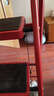 忆琳居梯子家用安全人字梯折叠梯伸缩多功能楼梯便捷扶梯加厚红色四步 实拍图