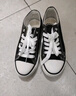 意利船长休闲鞋男女经典star帆布鞋低帮透气运动板鞋 A21203 黑色女款 40 实拍图
