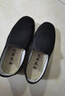 IQGD传统布鞋男老北京布鞋休闲低帮千层底一脚蹬老人鞋052 黑色 39码 实拍图