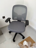 得力（deli）4900SP人体工学靠背电脑椅 舒适后仰办公椅 可升降舒棉坐垫 灰 实拍图