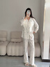 英氏（YEEHOO）26年新品孕妇月子服纯棉哺乳睡衣10A抗菌自带胸垫家居服海洋奇珠M 实拍图