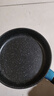 【亏本清仓】韩式麦饭石色不粘锅平底锅铁锅电磁炉不带盖 黑色小煎锅 16cm 实拍图
