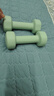 Keep哑铃彩色浸塑环保男女1-10kg家用健身器材全身塑形薄荷绿1.5kg*2 实拍图