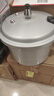 双喜 高压锅铝合金燃气电磁炉通用防爆家用压力锅22CM/6L【蒸格款】 实拍图