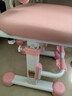 读书郎儿童学习书桌椅套装多功能可升降中小学生桌椅子写字桌家用课桌 三层高书架+手摇椅+9cm真追背粉 实拍图