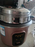 半球电饭煲家用老式 多功能便携宿舍小容量不粘内胆带蒸笼小型迷你电饭锅2-3-4人用 咖啡色不粘加厚胆(适用3-4人)下单配3件套 4L 实拍图