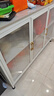 帅仕（shuaishi）厨房置物架落地岩板餐边收纳柜橱柜微波炉烤箱锅具储物架碗柜用具 【免钉安装】白3层120长45深-可调高丨特厚强承重 实拍图