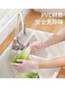 美丽雅一次性手套100只 大号PVC家务厨房烘焙洗碗清洁加厚橡胶手套 实拍图