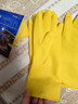 宜之选橡胶牛筋手套M码4双加厚家务厨房洗碗清洁乳胶手套 实拍图
