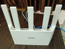 Tenda腾达路由器【千兆WiFi6+穿墙王】无线AX3000信号增强家用放大器Mesh限时补贴金榜一名云霄白立式 实拍图