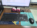 罗技（Logitech）MK120 键鼠套装 有线键鼠套装 办公键鼠套装 电脑键盘 USB即插即用 全尺寸 黑色 实拍图