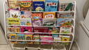 全品屋书架儿童书桌落地一体靠墙绘本架置物架移动书柜简易宝宝玩具收纳 【120cm】5书架+1收纳架+4收纳盒 实拍图