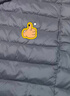 鸭鸭（YAYA）2025秋冬新款轻薄羽绒服男士内胆短款休闲百搭鸭绒保暖外套K 灰色 2XL 185/100A 实拍图