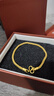 周生生新年礼物新年礼物蛇骨黄金手链 手环送礼 90193B计价 18厘米6.7克 实拍图