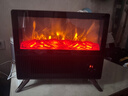 西屋（Westinghouse）石墨烯取暖器暖风机壁炉复古3D仿真炭火焰家用电暖器宿舍电暖气卧室小太阳省电恒温热风机WTH-618Y 实拍图