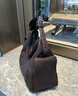 裘真情人节礼物植鞣羊皮逍遥hobo包单肩斜挎包休闲复古大容量通勤包女 咖啡色-小号(偏深)羊皮 实拍图
